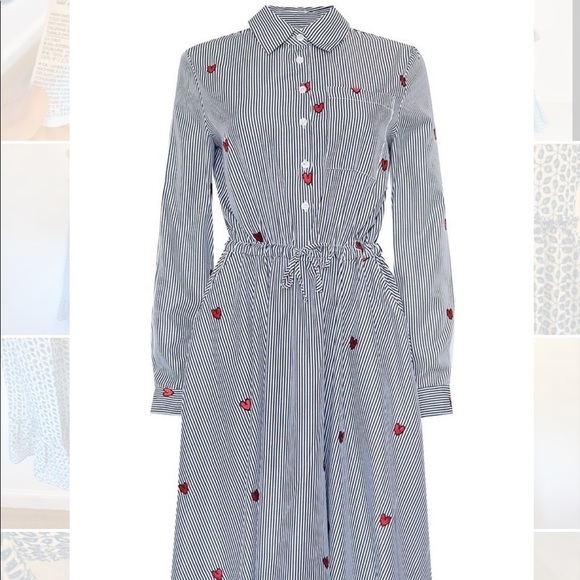 Jovonna London Dresses & Skirts - Jovonna London Bryce Midi Heart Circle Shirt Dress